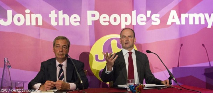 UKIP leader Nigel Farage and Douglas Carswell